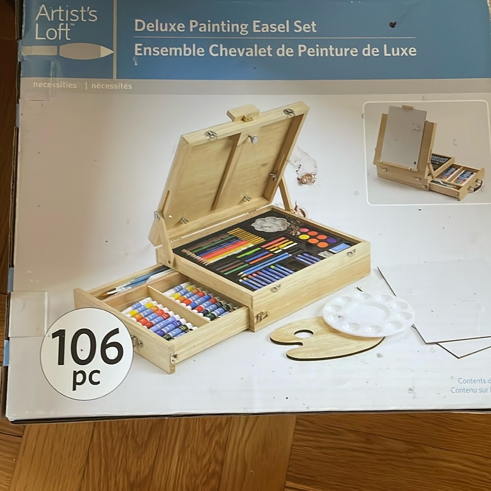 Artist’s Loft Deluxe Painting Easel Set 106 Pieces NEW